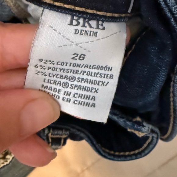 BKE Dark Wash Jean Shorts - Picture 2 of 7